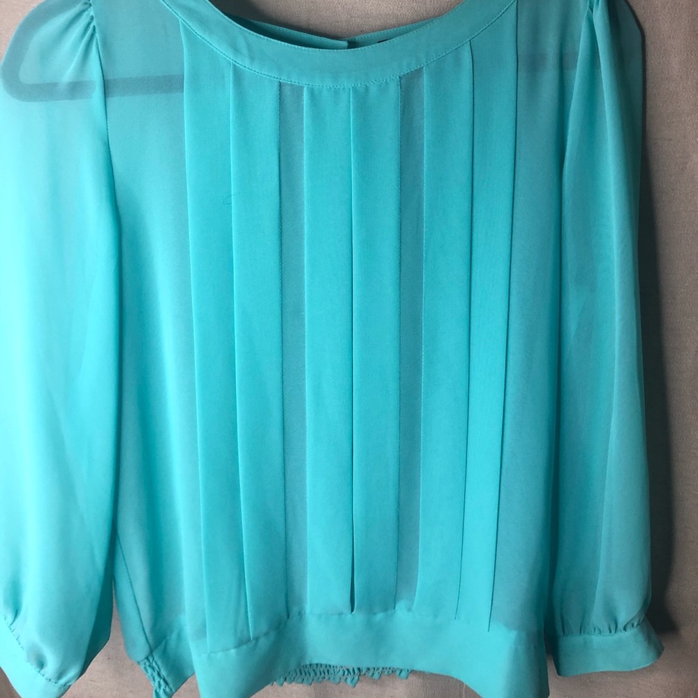 Turquoise Blouse